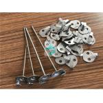 Round Or Rectangular Stainless Steel Lacing Anchors With Hooks for sale