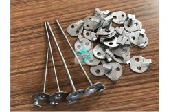 China Round Or Rectangular Stainless Steel Lacing Anchors With Hooks supplier