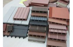 China Advanced PP PE Wood Plastic Plastic Profile Extrusion Machine With PLC Control System supplier