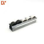 Black Metal Sheet Frame Roller Slide Track For Smooth Operation