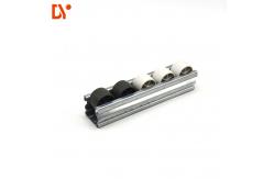 China Black Metal Sheet Frame Roller Slide Track For Smooth Operation supplier