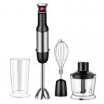 China Kitchen Handheld Immersion Blender 4 In 1 Stepless Speeds manufacturer
