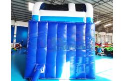 China Mini Bouncer House 1000D Outdoor Inflatable Water Slides With Pool supplier