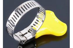 China 3.8NM Holding Force SUS201 Gas Pipe Clamping American Hose Clamp supplier