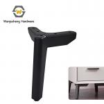 Matte Black Triangular Modern Sofa Legs Metal Hardware Support Fittings for Coffee Tables & Cabinets for sale