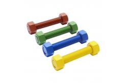 China M4-M100 PTTF Thread Rods Xylan Coated Stud Bolts And Nuts supplier