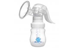 China Sundelight PP SILICONE BPA Free Manual Breast Pump With Bottle supplier