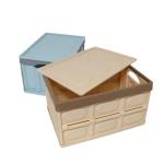 Collapsible Lidded Cube Household Storage Containers For Snack Multiscene