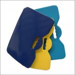 Anti Hardening Foam Kneeling Cushion Solid Color Excellent Shockproof Capability for sale