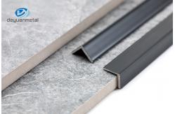 China Black Anodized Aluminium Channel Profiles 10mmx10mm Size For Multiapplication supplier