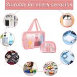 Multifunctional Travel Toiletry Makeup Bag Water Resistant With Handy Handle