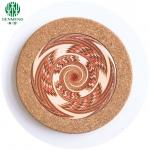 Natural Custom Wholesale Hot Insulation Eco-Friendly Cork Trivets for sale