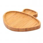 Baby Children Mushroom Shape Bamboo Serving Trays with Dinner Plate in Modern Style for sale