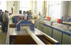 China Double Screw Pvc Plastic Wpc Profile Machine Window Door Profile Extrusion supplier