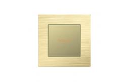 China UK Standard Wall Switch RS485 86mm Rectangle Modular Push Button supplier