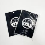 Black Polyethylene PE Gloves Plastic Packaging Bag With Pull Tab Zipper