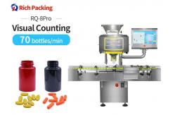 China Visual Counting Bottling Machine Stainless Steel Bottle Counter 100% Accuracy supplier