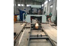 China Round Log Cutting band saw mill , portable horizontal band sawmills machine supplier