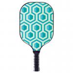High Rebound Glass Fiber Raw Carbon Pickleball Paddle With  / UV True Color Printing for sale