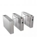 ISO Flap Barrier Gate Fingerprint Face Recognition RFID Reader Card Access Control Turnstile for sale