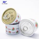 Food Grade Easy Open Beef Can 80ml Food Packaging Tin Tinplate for sale