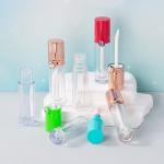 4ml Plastic Lip Glaze Tube With Drill Cap , Customizable Color And Printed Logo for sale