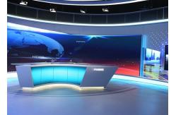 China Small Pixel Pitch Indoor Curved RGB LED Screen For Studio Conference supplier