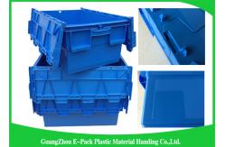 China 600 * 400 * 315mm Plastic Attached Lid Containers Stackable And Nestable PP Materials supplier