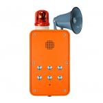 Weatherproof Hands Free Telephone with Flashing Beacon and Metal Loudspeaker for sale