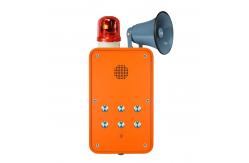 China Weatherproof Hands Free Telephone with Flashing Beacon and Metal Loudspeaker supplier