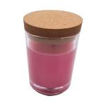 OEM Cork Top Glass Jars Cork Lids For Candle Jars Antiwear Heat Resistant for sale