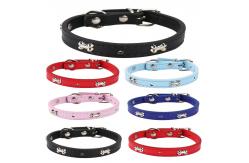 China 22g Pu 31x2cm Pet Training Collars Adjustable Cat Collar supplier