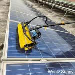 Water Powered Electric Rolling Brush for Solar Panel Cleaning in Metallurgical Industry