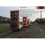 Forklift P16 Mobile Portable Variable Message Sign Full Matrix Signs for sale