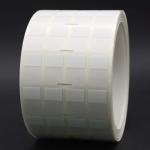 12.7x19.5-9.5mm Self Adhesive Cable Labels 2mil White Matte Translucent Water Resistant for sale