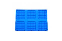China Stable Blue Collapsible Plastic Containers / Folding Plastic Crates supplier