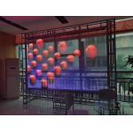 High Bright P5 LED Transparent Film Screen For Store Showcase Promotion for sale
