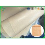 Safe And Harmless 35gsm 40gsm Brown Kraft MG Paper For Making Food Packages for sale