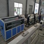 Customized Two Screw Plastic Pipe Production Line With 38cr Moaia Screw for sale