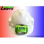 ABS PC Material Coal Mining Lights , Led Mining Cap Lamp 6.8Ah Battery 3.7v for sale