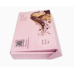 NO Burrs Cardboard Package Boxes Eco Friendly B Flute Carton Pink for sale