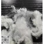 1 White Polyester Staple Fiber With Crimp For Business
