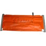 Solid Floating Pvc Oil Containment Boom With Balast Chain And Shackle