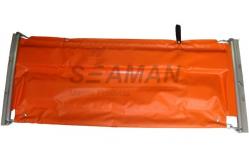 China Solid Floating Pvc Oil Containment Boom With Balast Chain And Shackle supplier