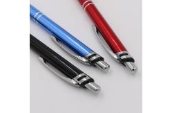 China High Quality Customized Aluminum Barrel Ballpoint Pen Retractable Ball Pen With Logo supplier