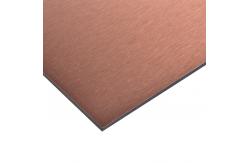 China 2440mm Brushed Cladding Composite Panel Impact Resistant supplier