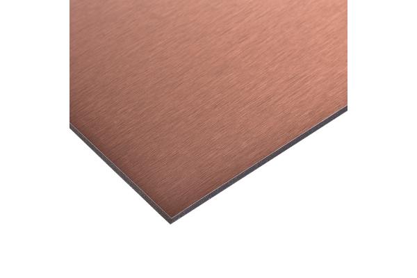 2440mm Brushed Cladding Composite Panel Impact Resistant