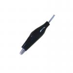 Anti Corresion EEG Cable 1m Crocodile Clip Plug Black Cover For Eeg Equipment for sale