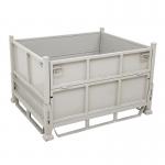 Logistics 150KGS Capacity 1.0mm Steel Folding Pallet Box for sale