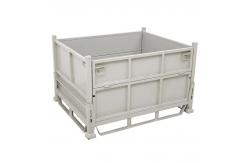 China Logistics 150KGS Capacity 1.0mm Steel Folding Pallet Box supplier